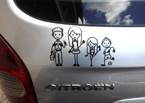 familia pegatinas personalizadas