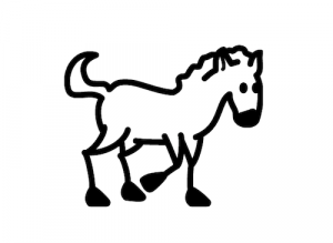 Horse car decals