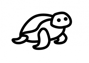 Turtle car decal