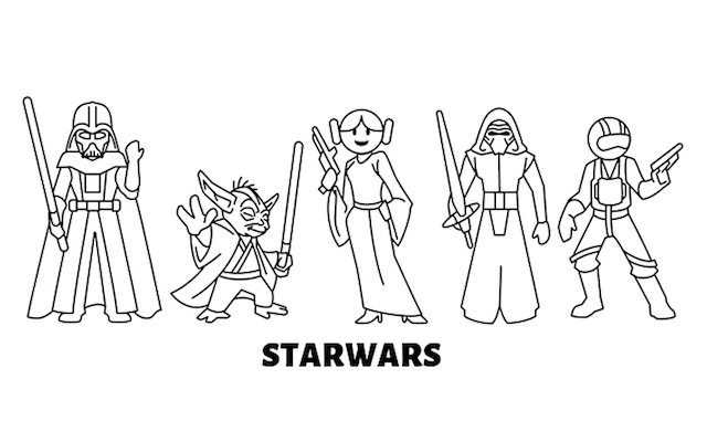 Star Wars figurer och symboler