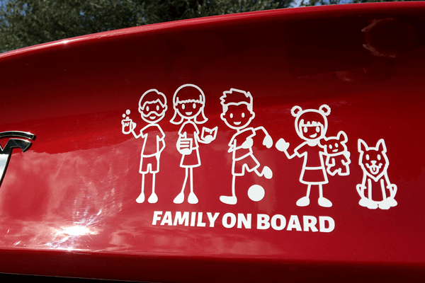 Stickers to apply everywhere with your family