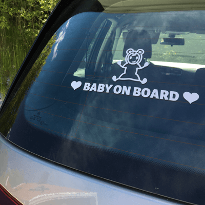 Baby On Board sticker