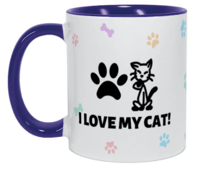 Taza personalizada para los amantes de los gatos