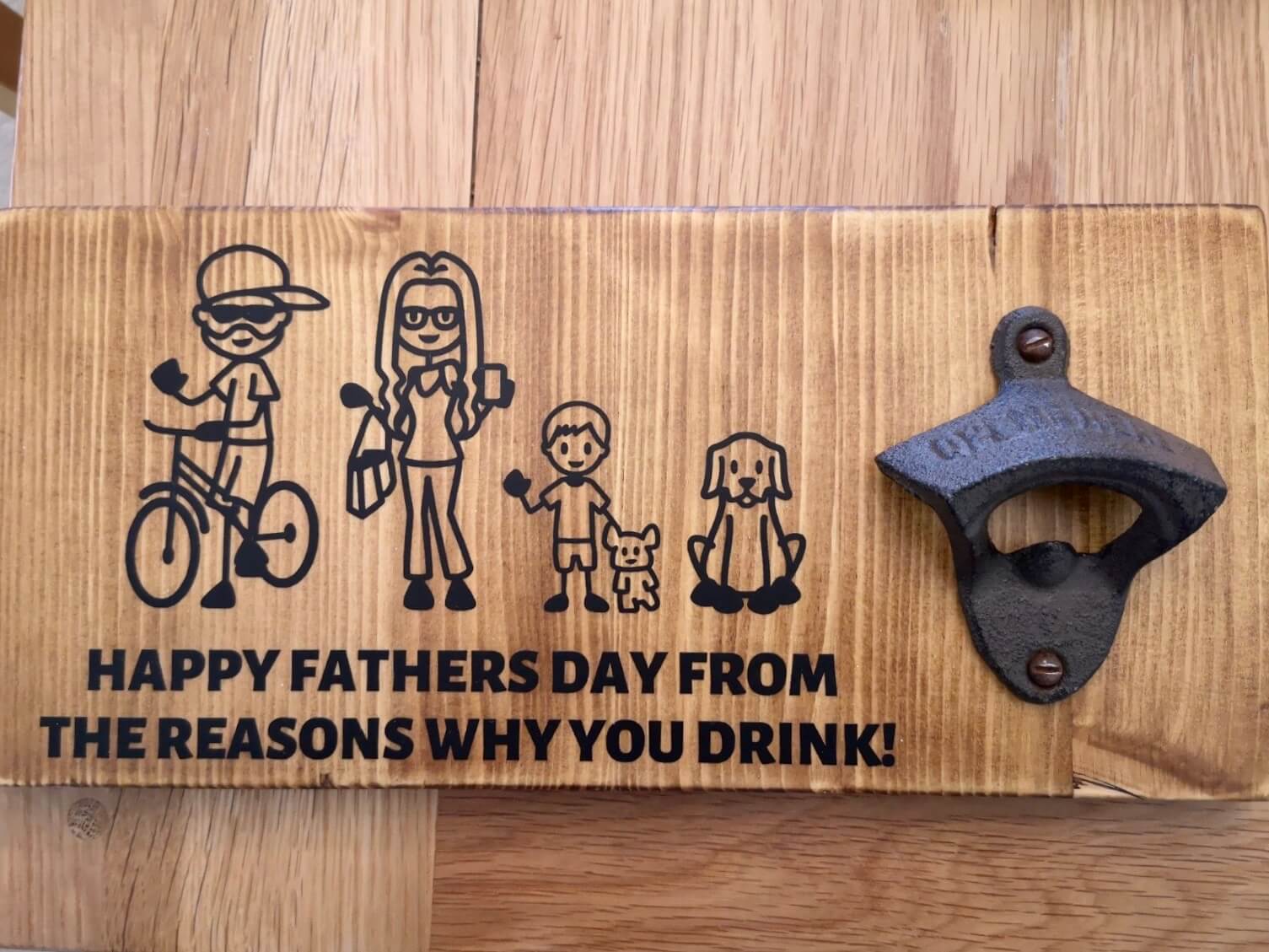 OriginalPeople personalised sticker as a father's day gift ideas