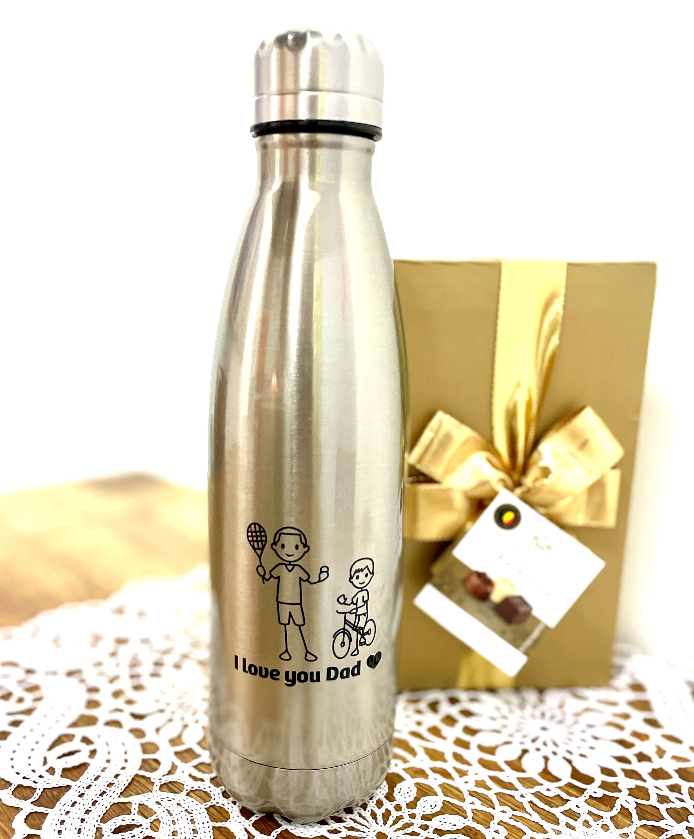 Personalised water bottle as father's day gift ideas